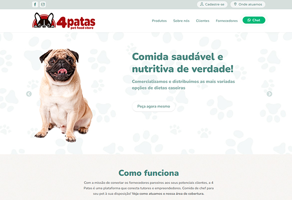 4patas Pet food store