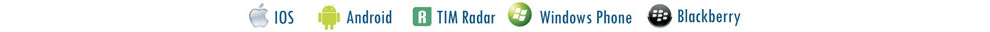 tecnologias ios android tim radar windows phone blackberry